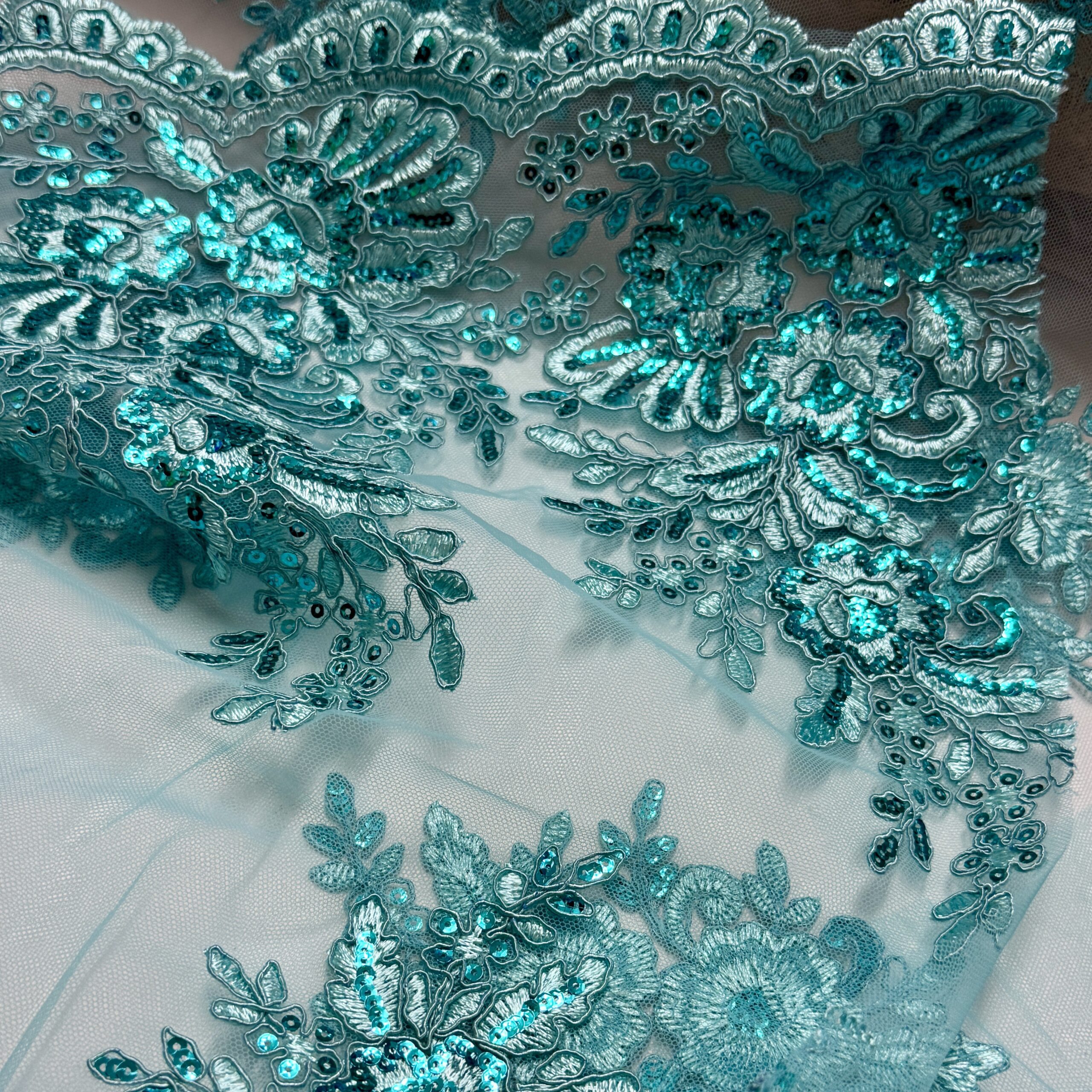 Encaje Glamour Turquesa