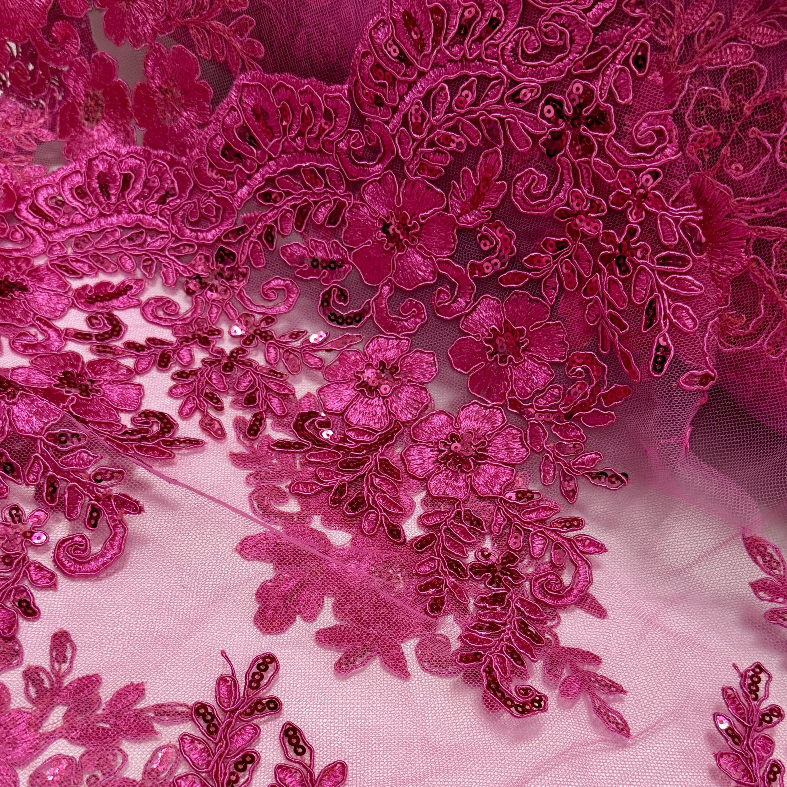 Encaje Glamour Rosado