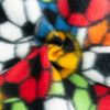 Fleece Estampado Bolas de Fútbol de Colores