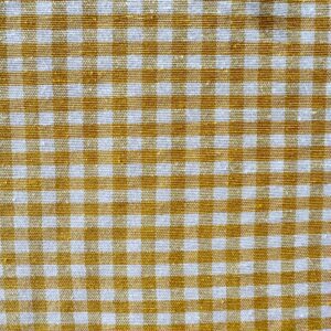 Loneta Vichy Amarillo Cuadro Pequeño