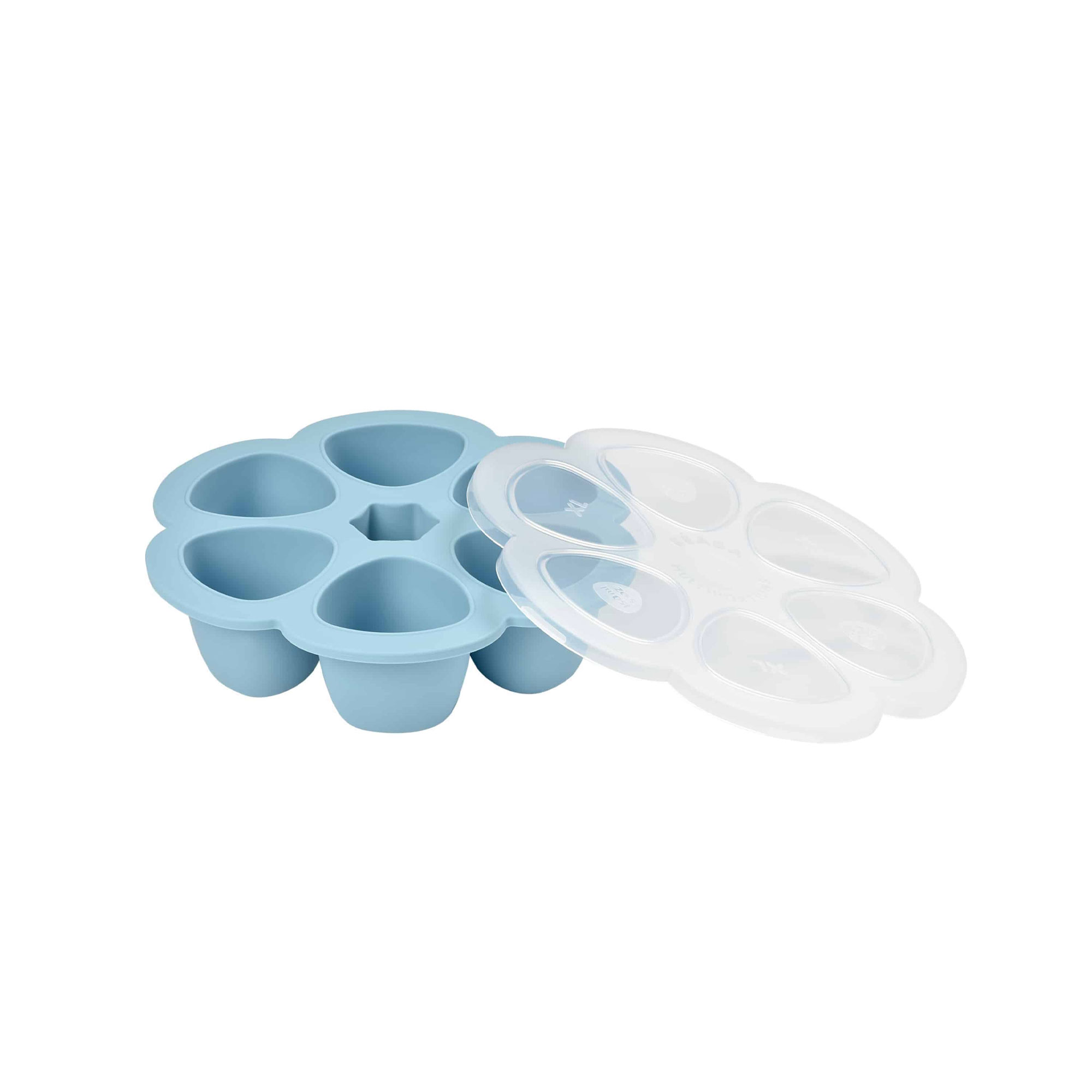 BEABA Multiportions Silicone Baby Food Freezer Tray 3oz "RAIN"