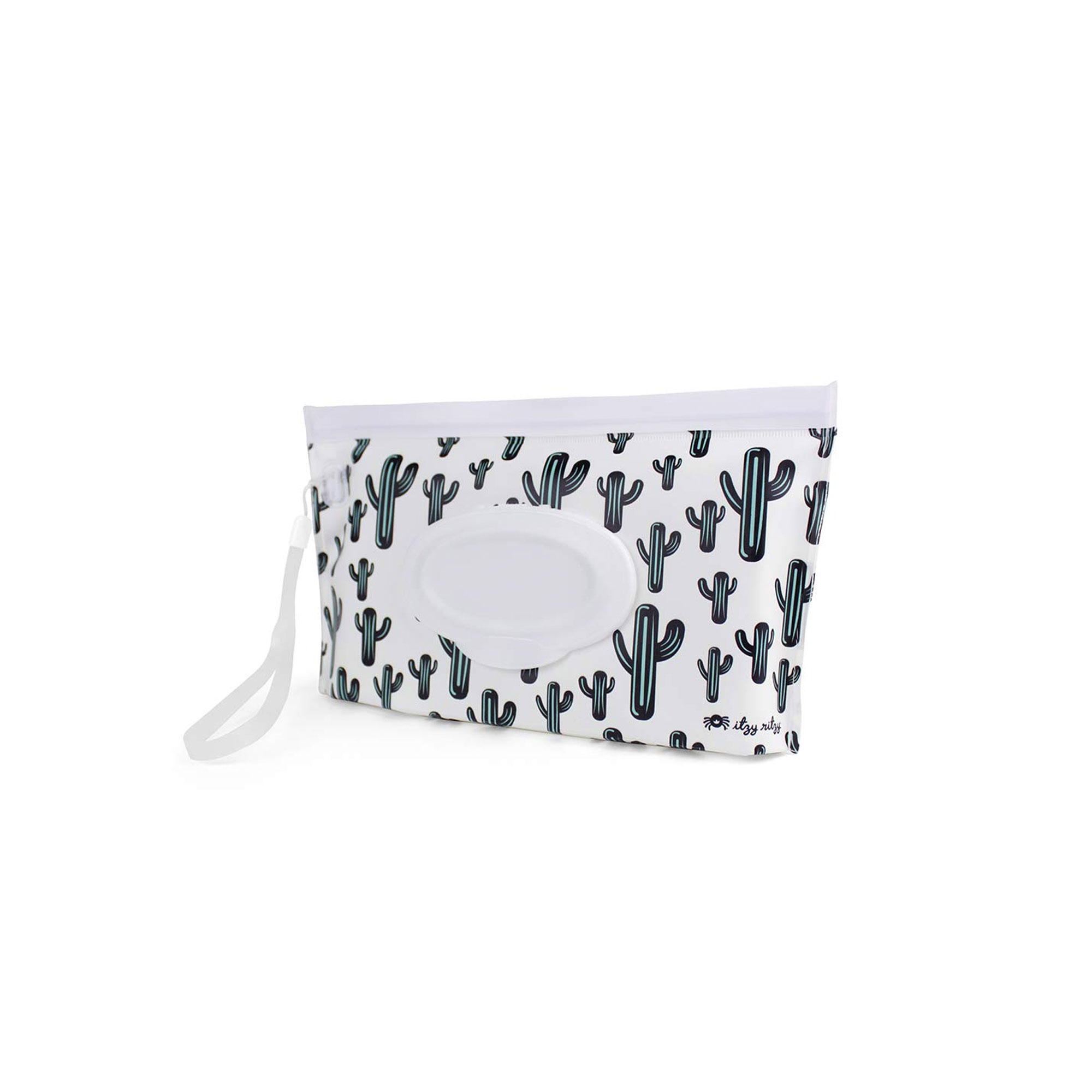 Itzy Ritzy Take & Travel Pouch Reusable Wipes Case "CACTUS"