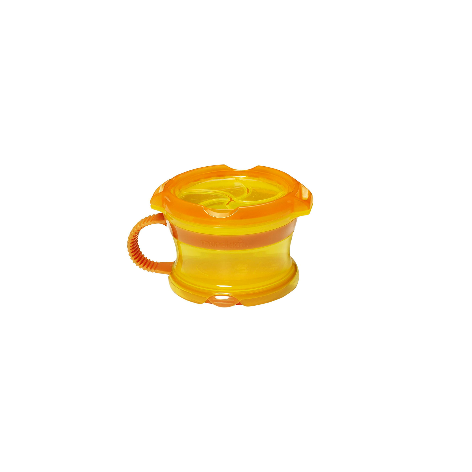 Munchkin Click Lock Deluxe Snack Catcher "YELLOW & ORANGE"