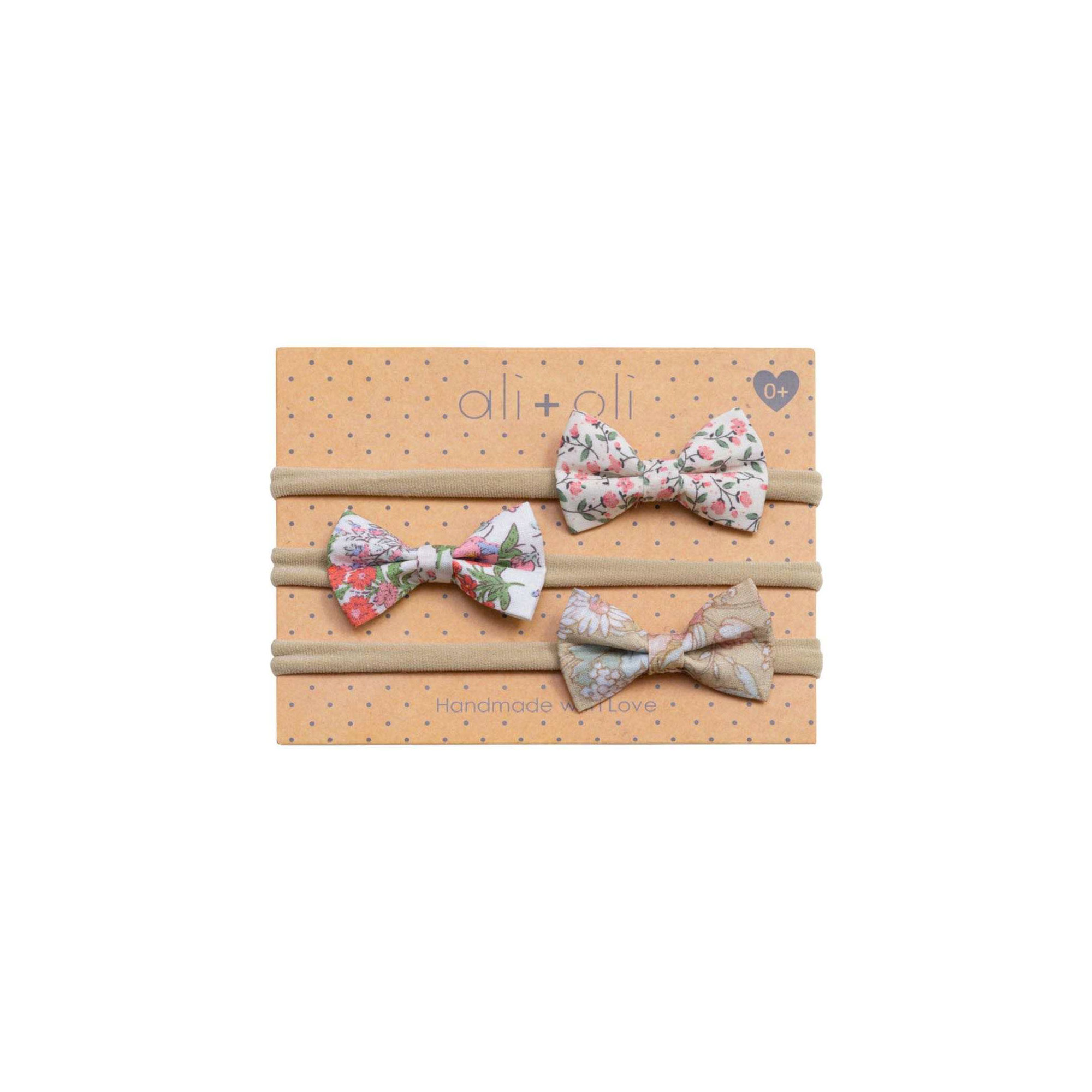 Ali+Oli Headband Bow Set "SUNRISE"