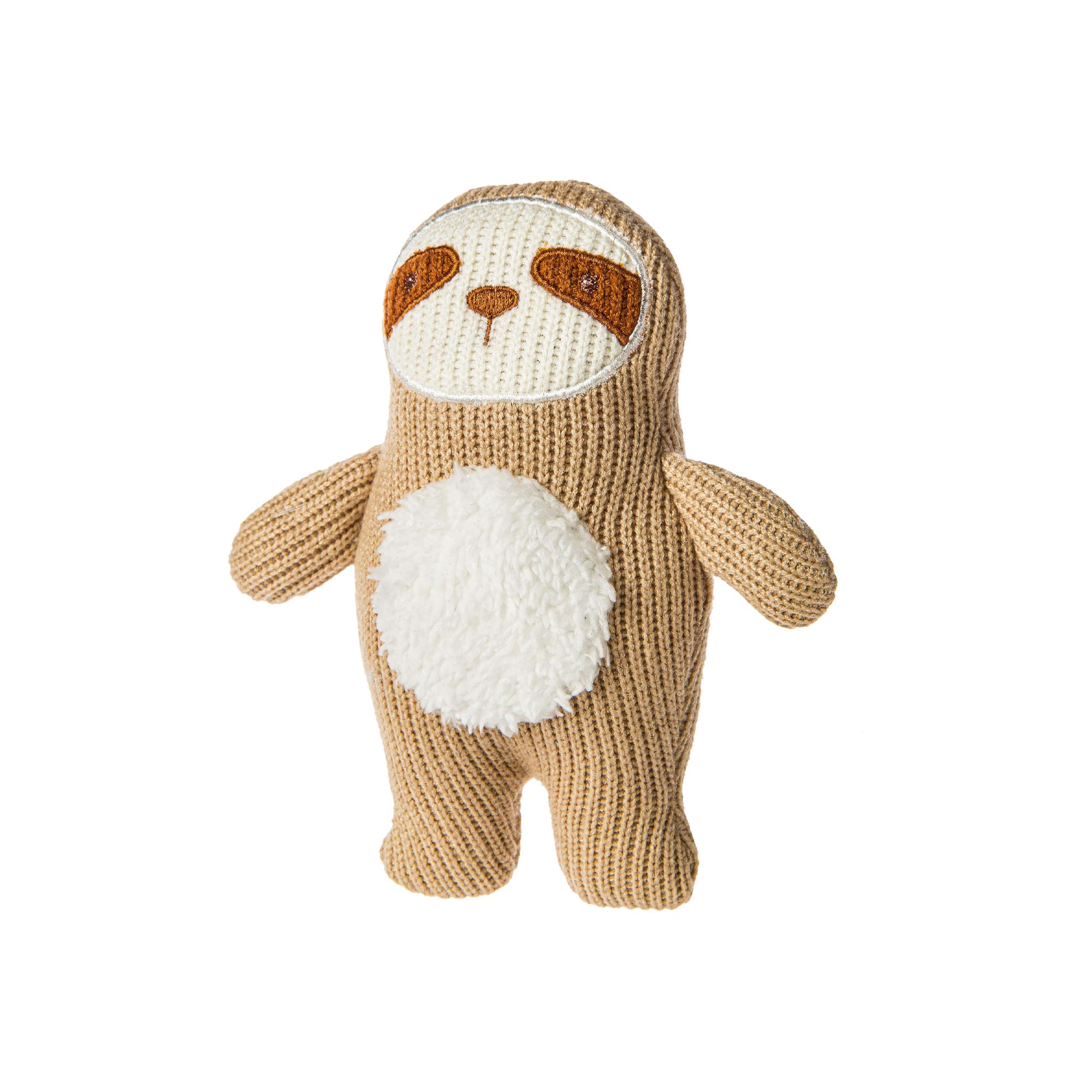 Mary Meyer Knitted Nursery Sloth Rattle 7″