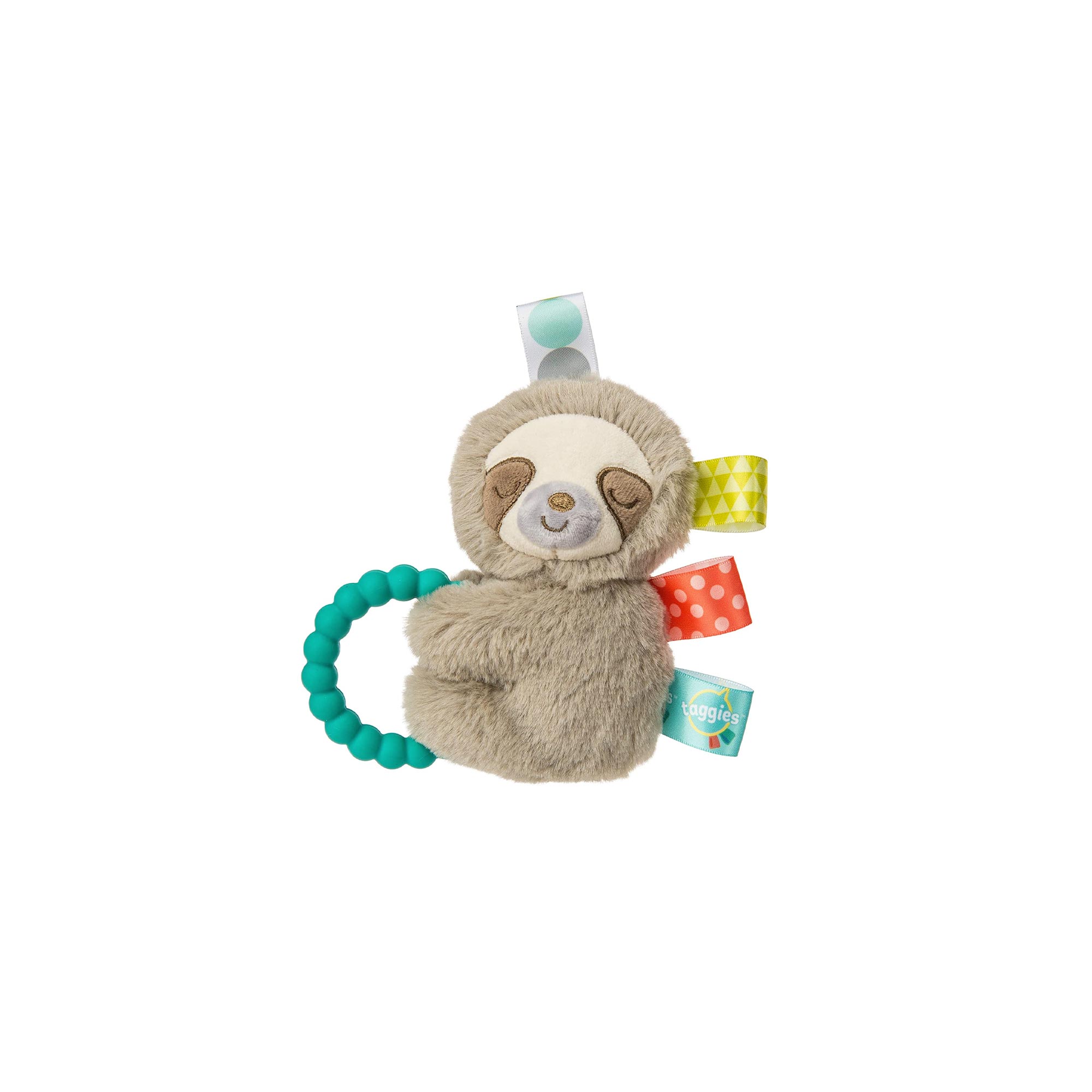 Mary Meyer Taggies Molasses Sloth Teether Rattle 5″