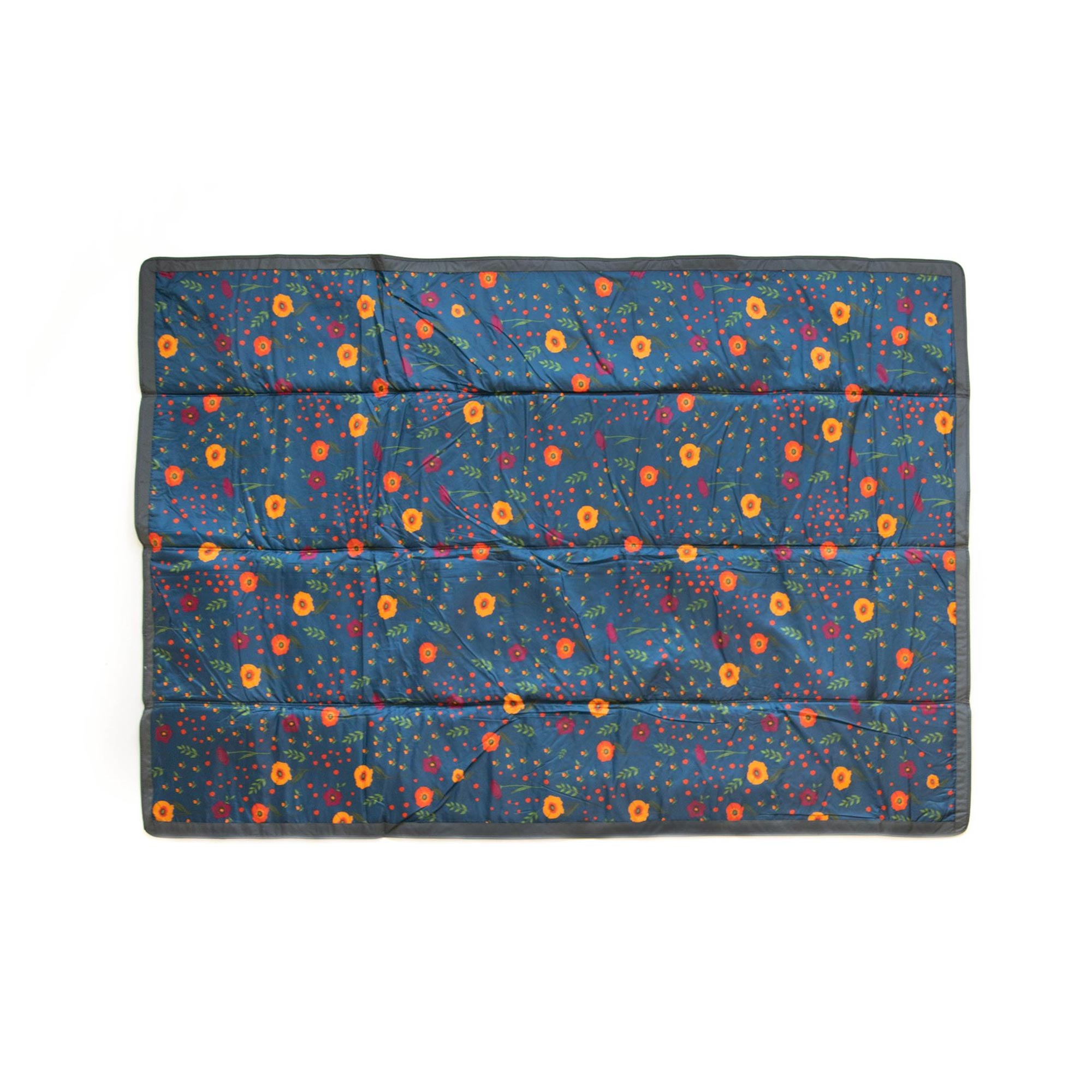 Little Unicorn Outdoor Blanket 5x7 "MIDNIGHT POPPY"