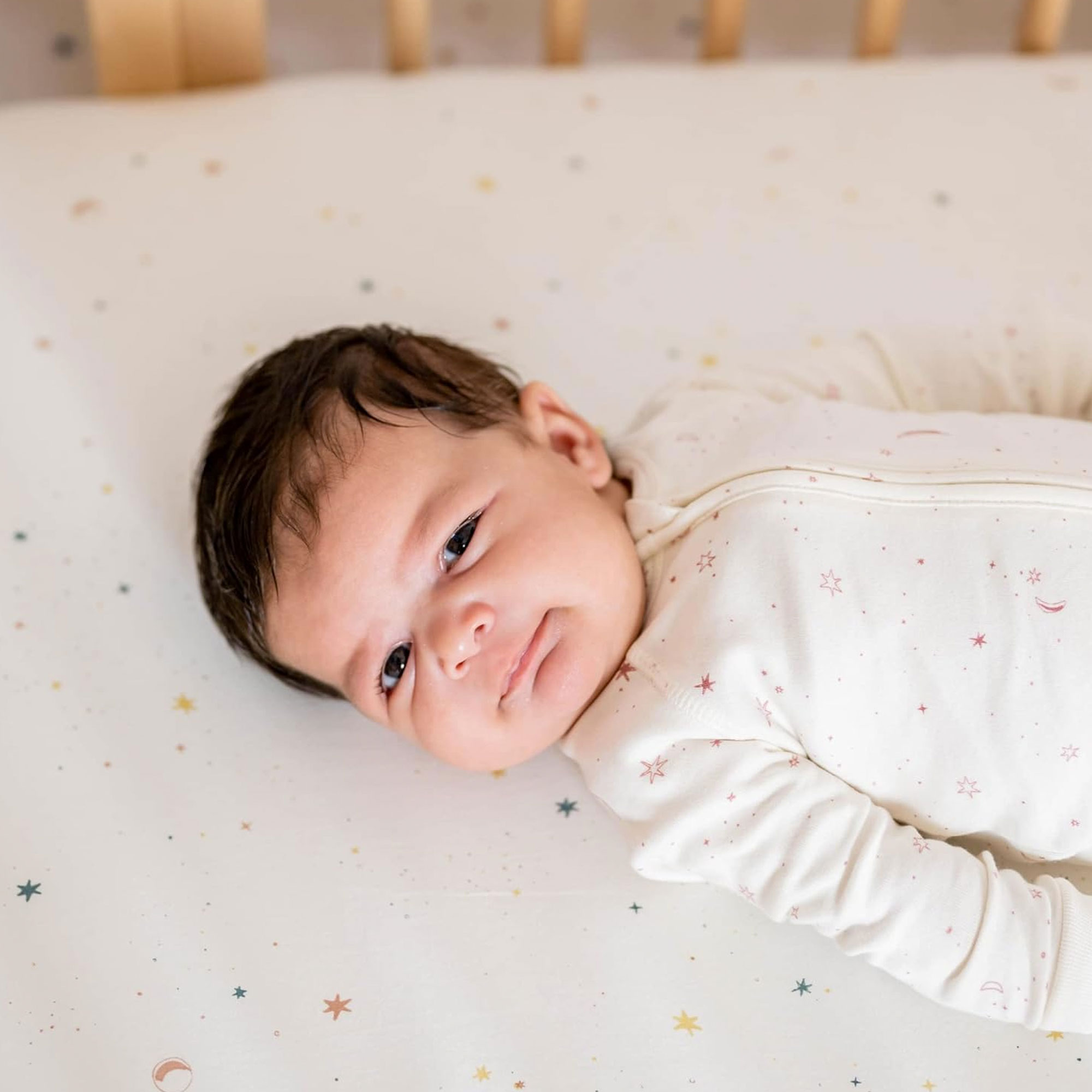 STOKKE Sleepi Fitted Sheet by Pehr V3 "CELESTIAL" - Image 2