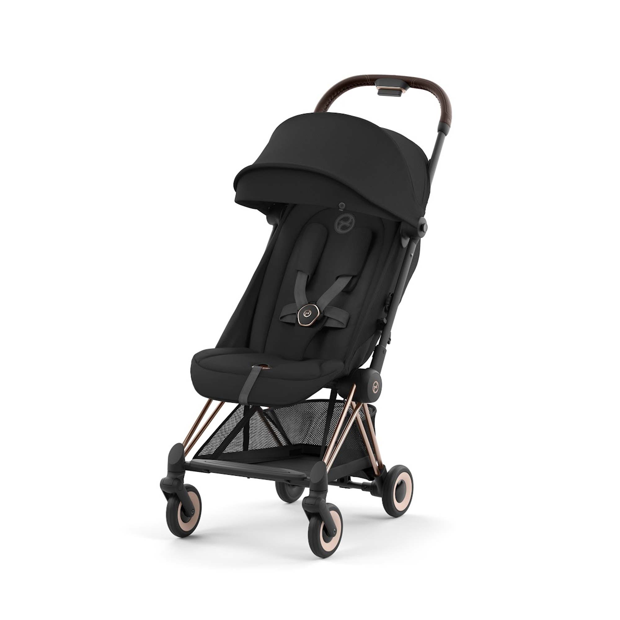 CYBEX Coya Stroller "SEPIA BLACK & ROSE GOLD FRAME"
