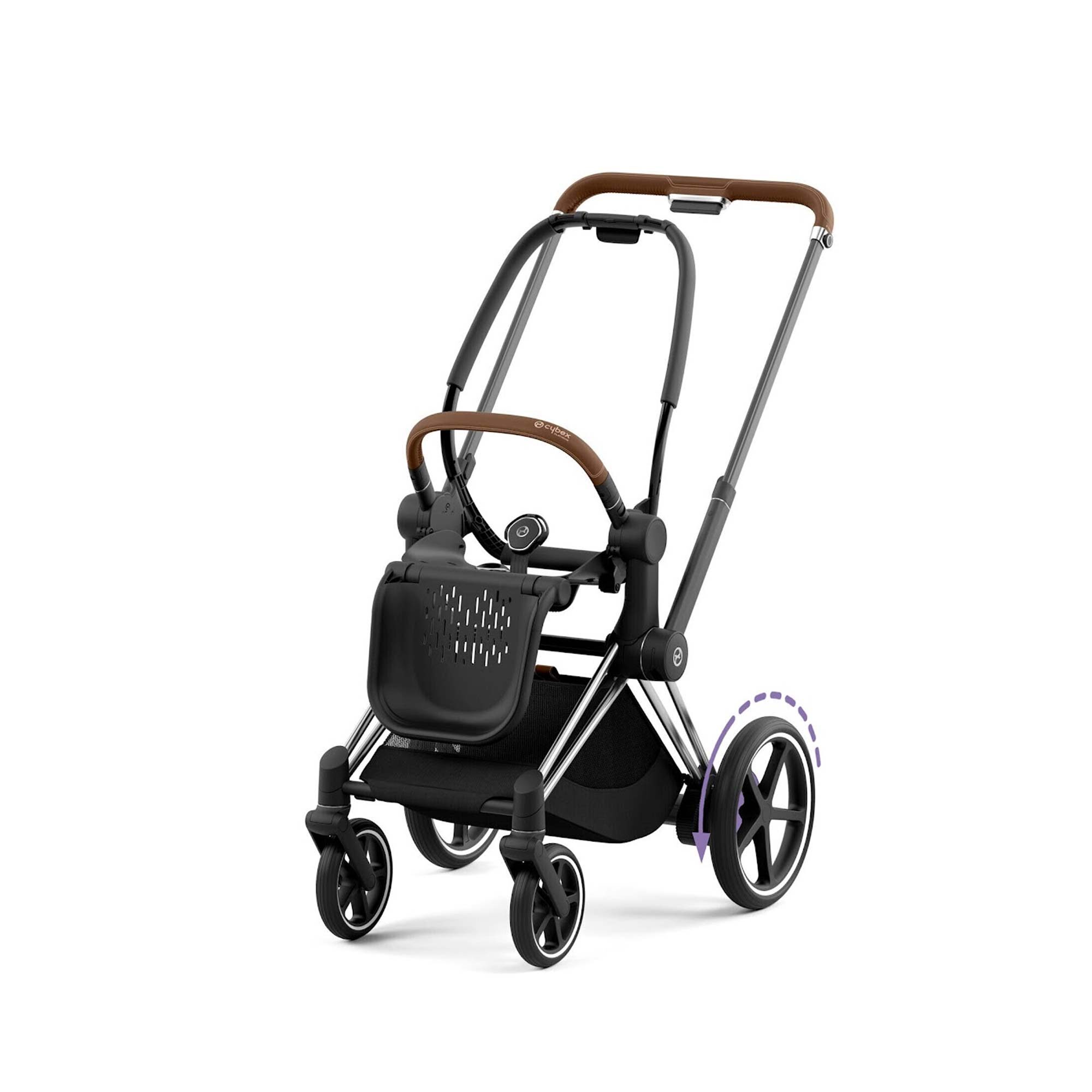 CYBEX e-Priam Frame & Seat RBA "CHROME BROWN" - Image 4