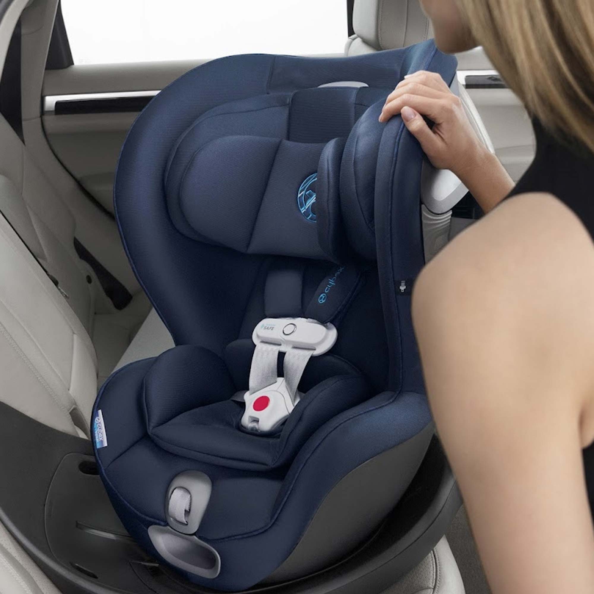 CYBEX Sirona S 360 Rotational Convertible Car Seat with SensorSafe "PREMIUM BLACK" - Image 3