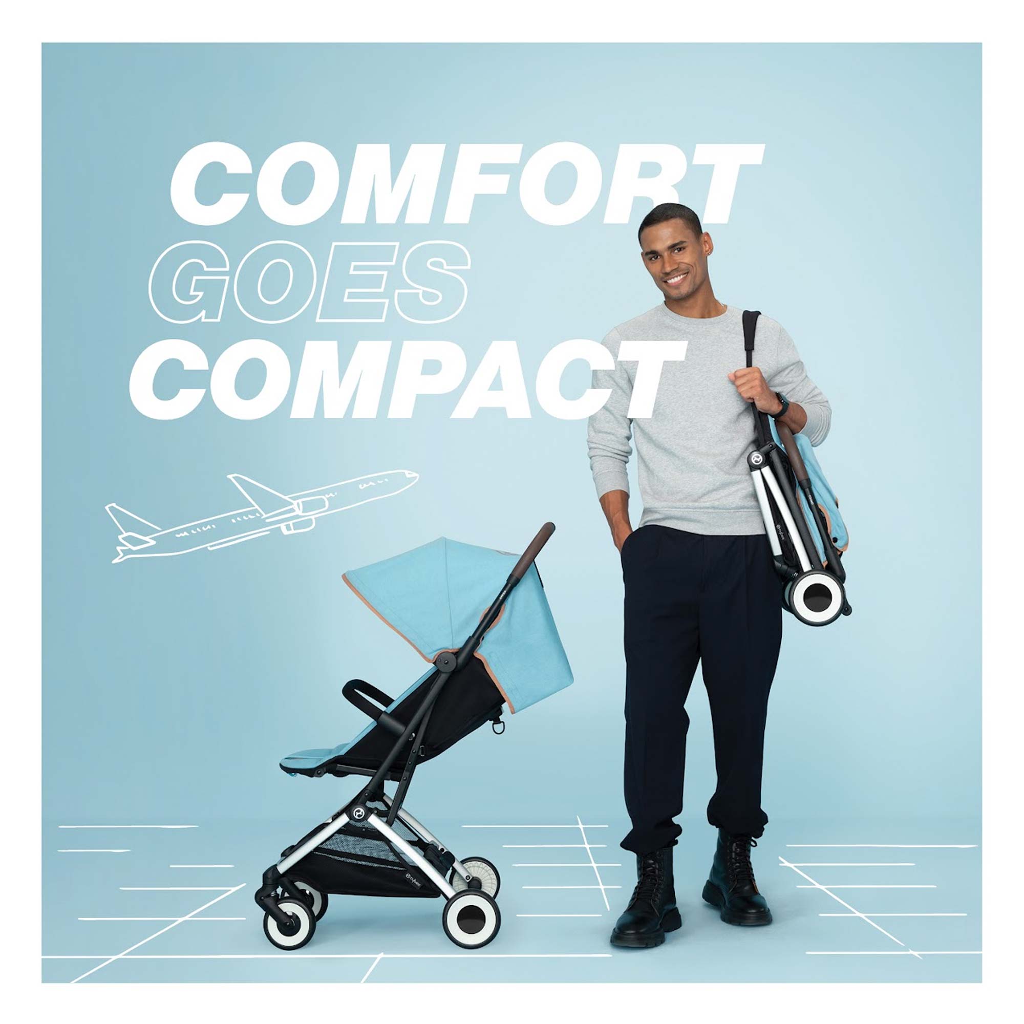 CYBEX Orfeo Stroller “MOON BLACK" - Image 2