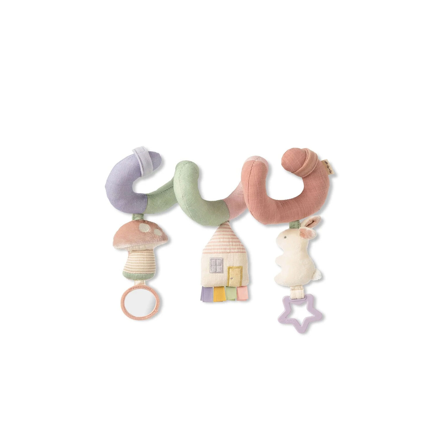 Itzy Ritzy Spiral Car Seat Activity Toy "PASTEL"