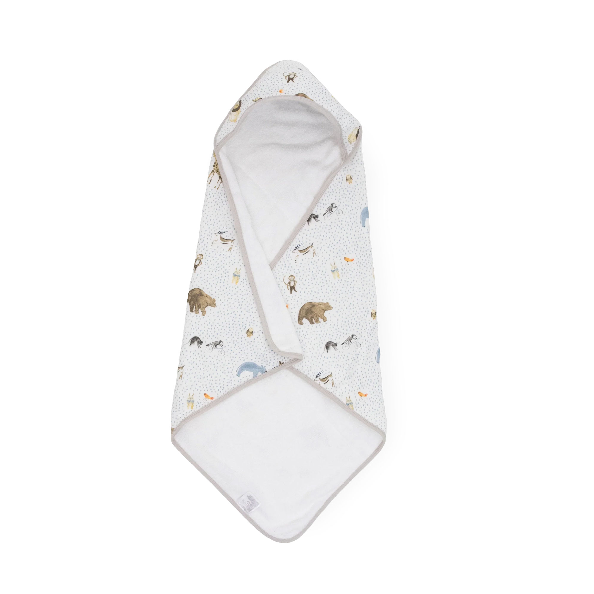 Little Unicorn Infant Hooded Towel "PARTY ANIMALS"