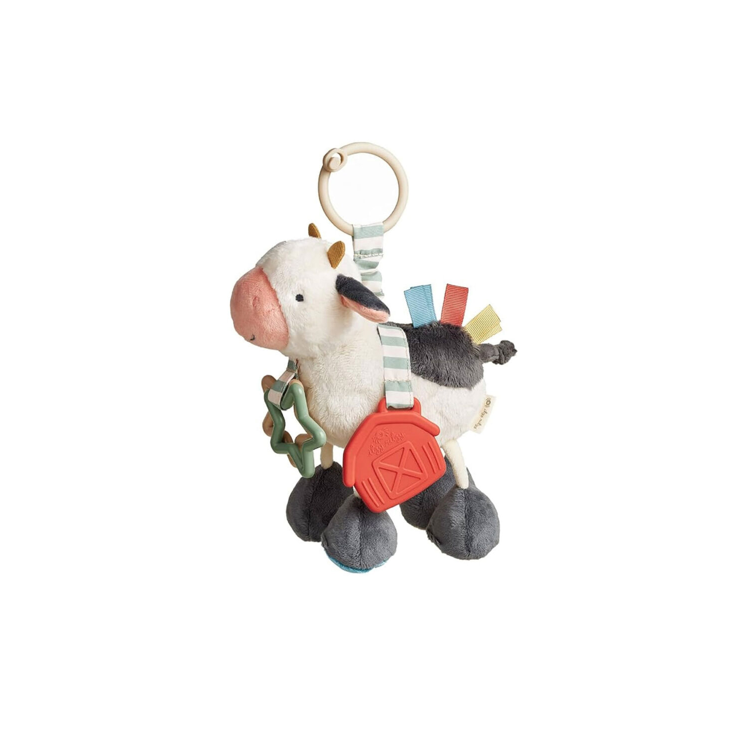 Itzy Ritzy Link & Love Teething Activity Toy "CARMEN THE COW"