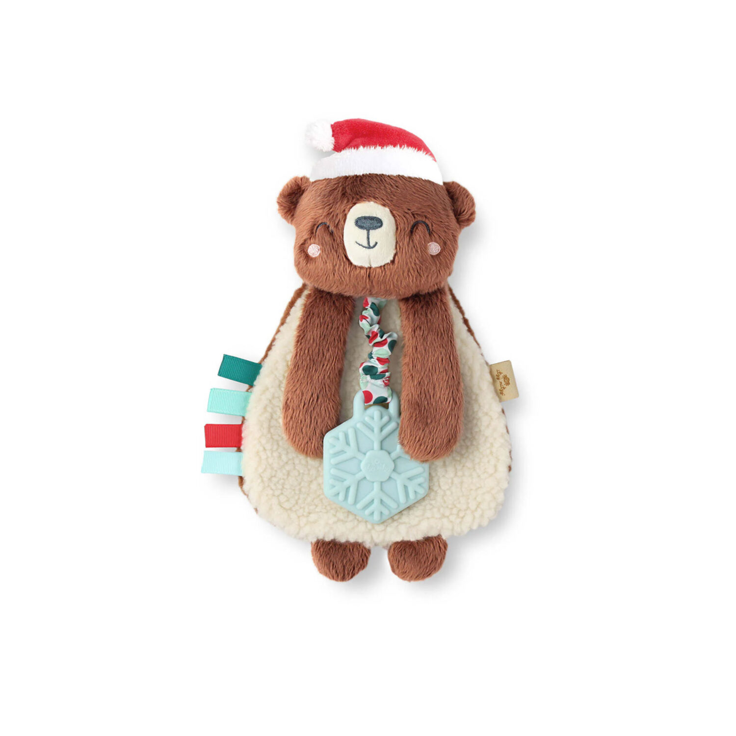 Itzy Ritzy Holiday Lovey Plush And Teether Toy "BEAR"