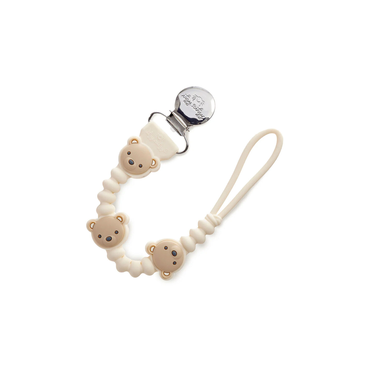 Itzy Ritzy Sweetie Sweetie Strap Plus Pacifier Clip "BEAR"
