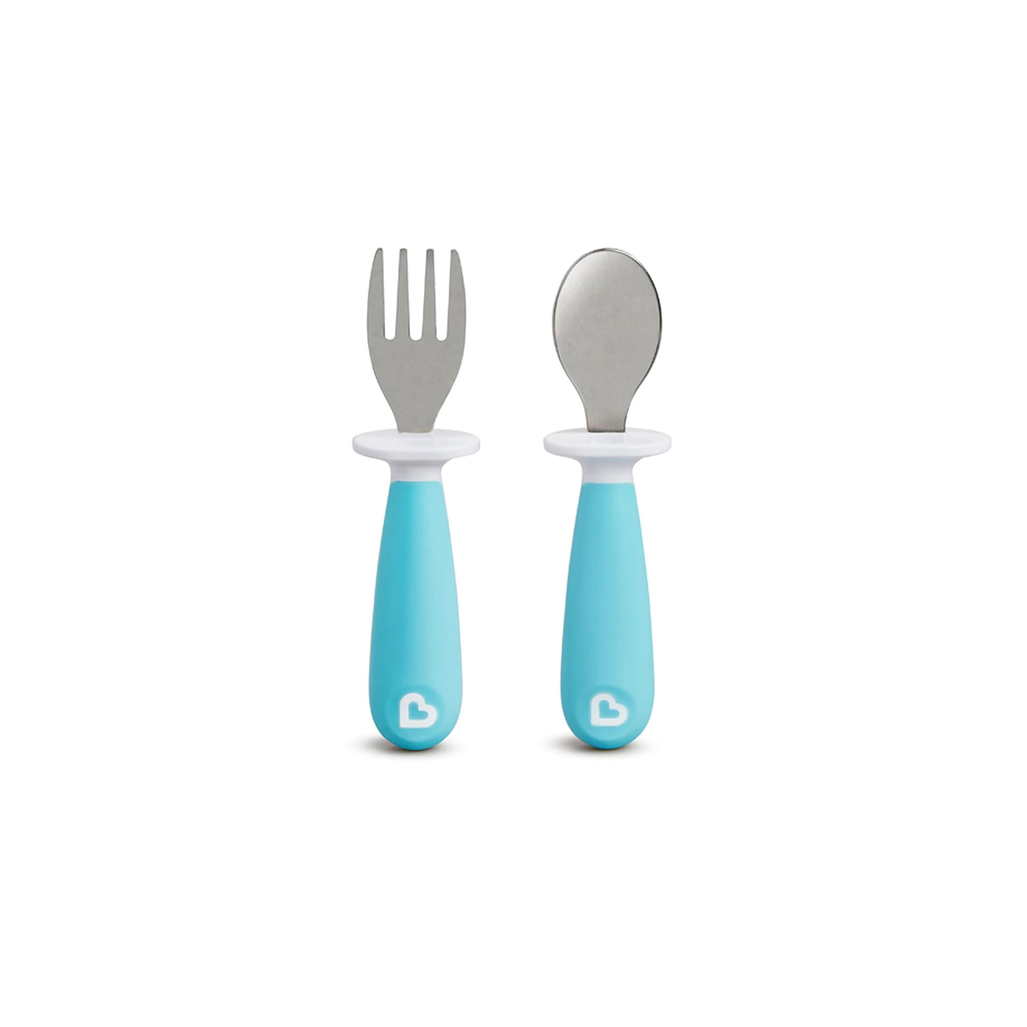 Munchkin Raise Toddler Fork & Spoon Set "LIGHT BLUE"