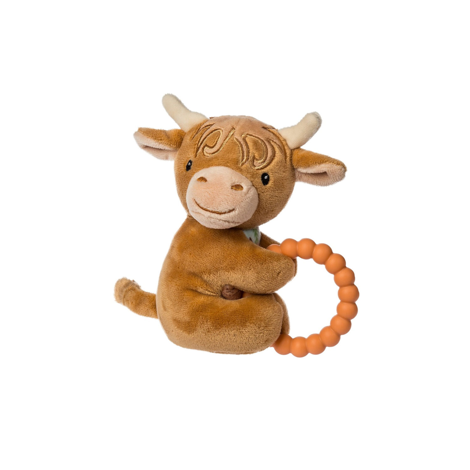 Mary Meyer Hetty Highland Cow Teether Rattle 6″
