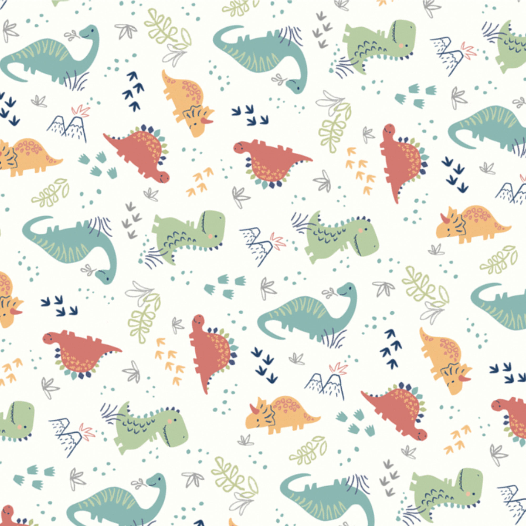 Mary Meyer Lulujo Cotton Swaddle "PEBBLESAURUS" - Image 2