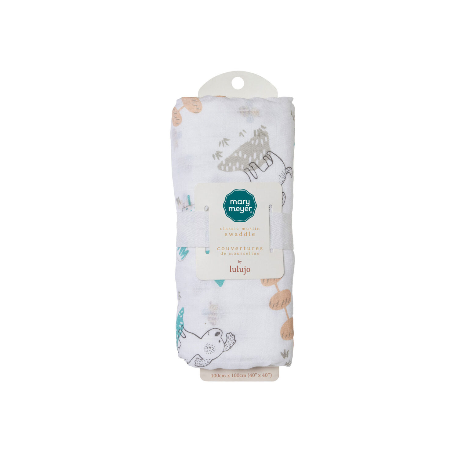Mary Meyer Lulujo Cotton Swaddle "SPARKY PUPPY"