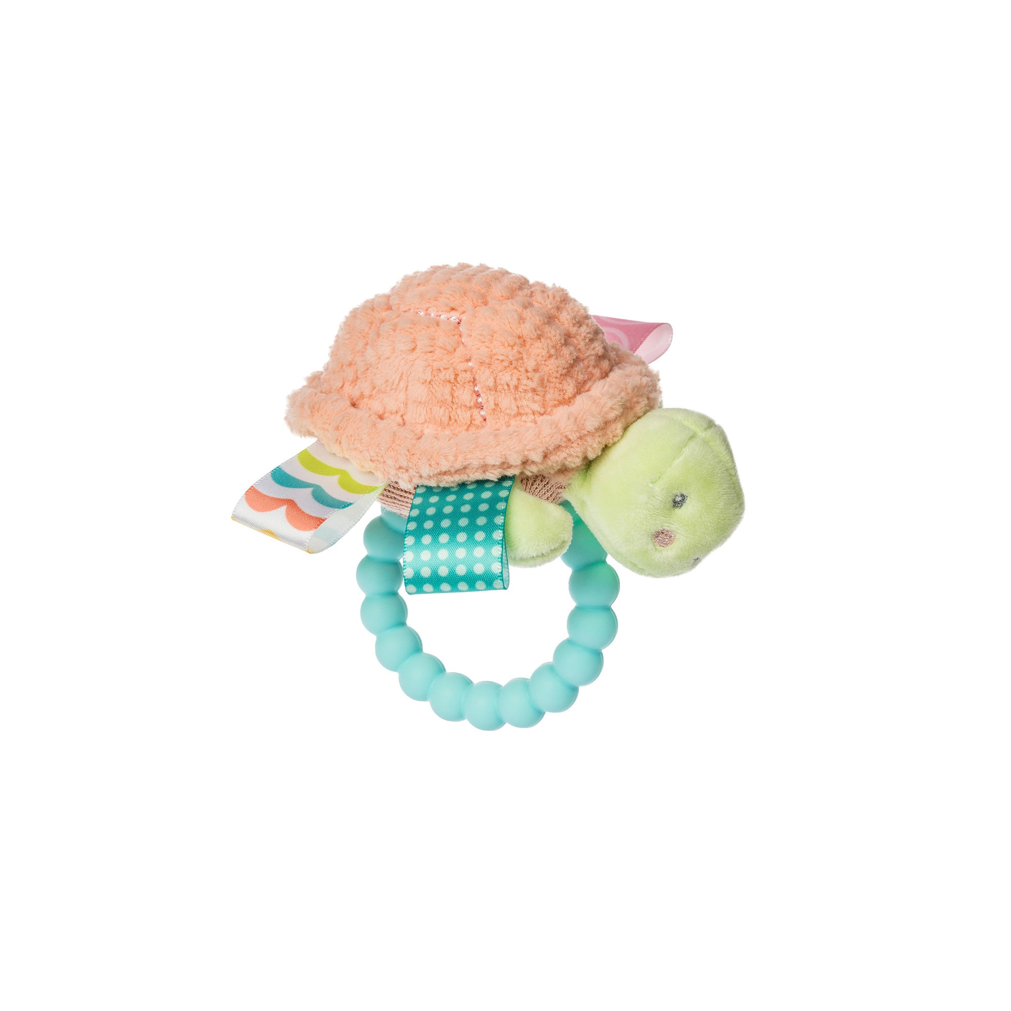 Mary Meyer Taggies Tippy Turtle Teether Rattle 6″
