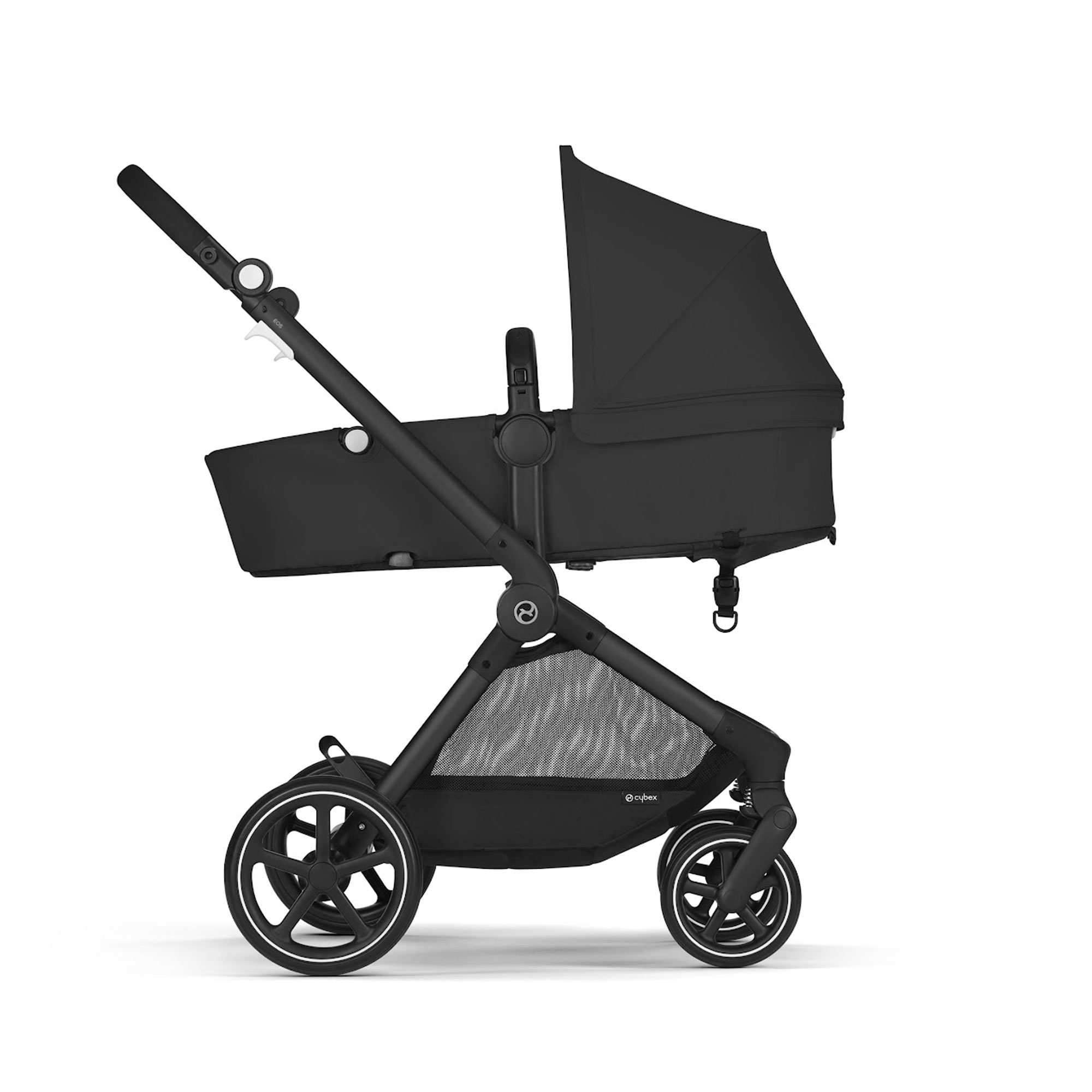 CYBEX PROMO EOS Stroller + Aton G Car Seat w/Base and Adapters “MOON BLACK” - Image 2