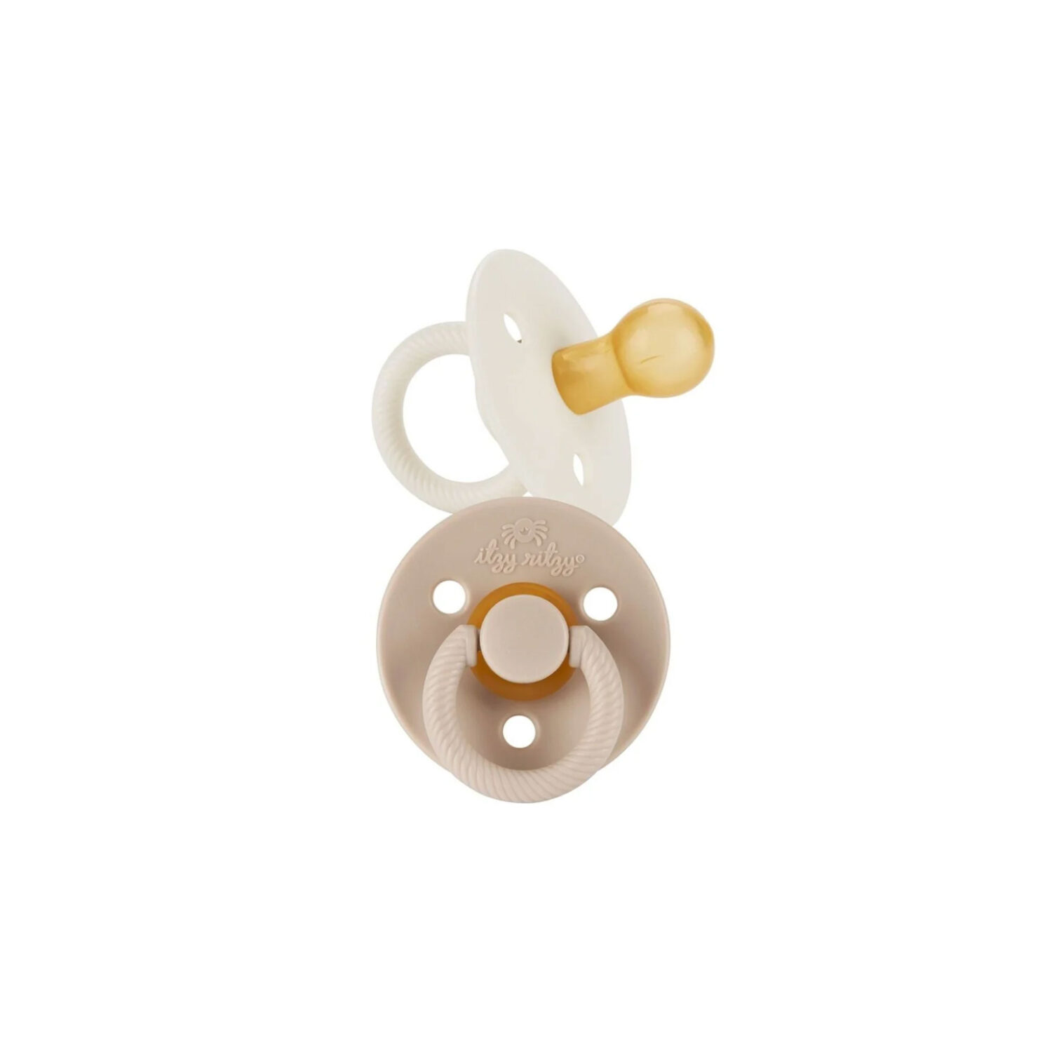 Itzy Ritzy Itzy Soother Natural Rubber Pacifier 0-6M "COCONUT & TOAST"