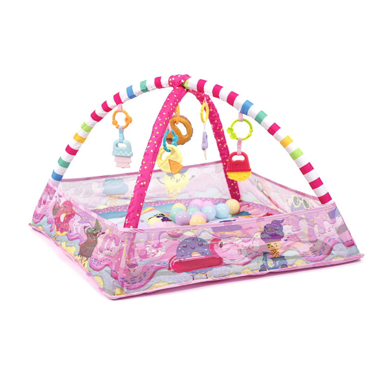 Premium Baby Activity Gym And Ball Pit “RAINBOWS"