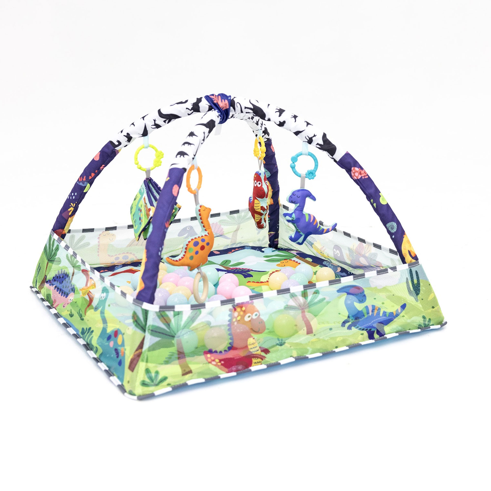 Premium Baby Activity Gym And Ball Pit "DINOS"
