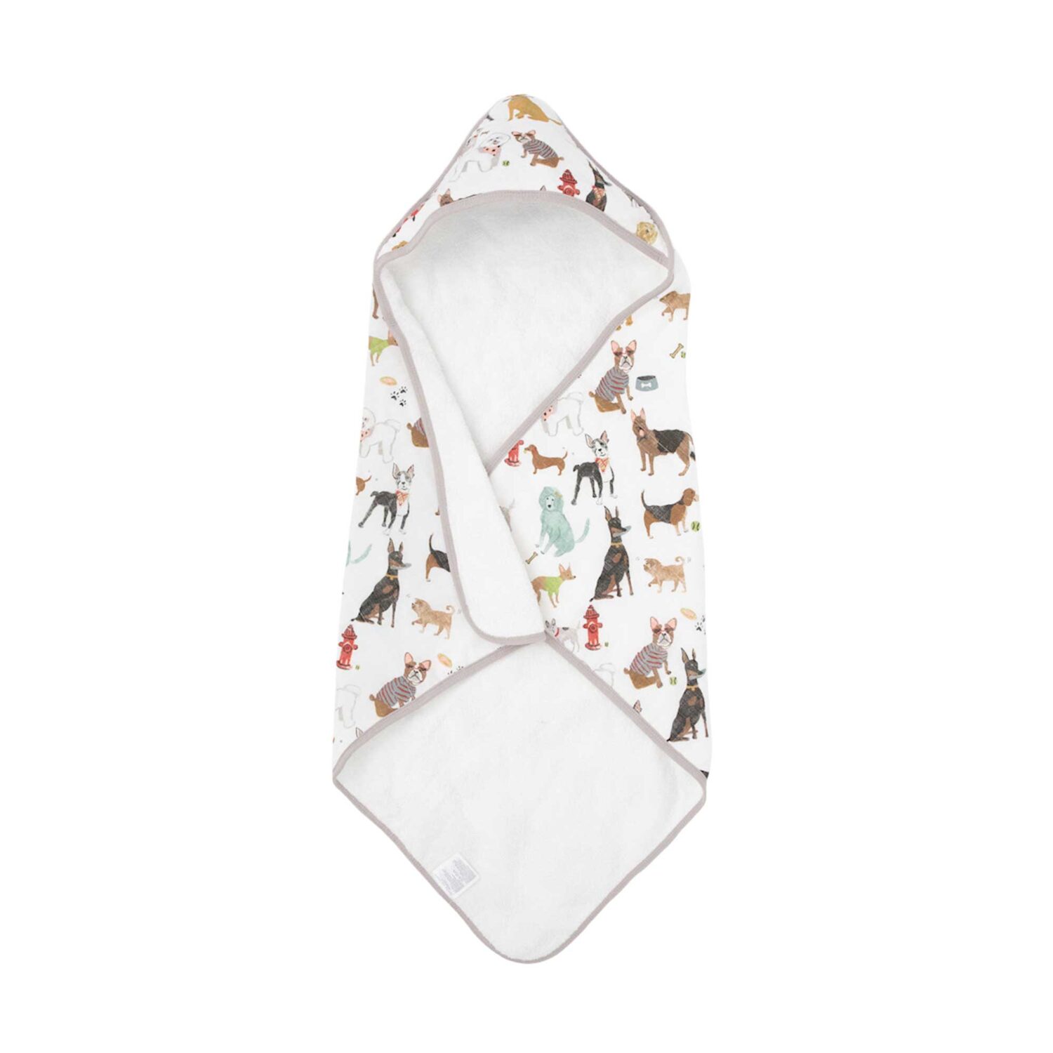 Little Unicorn Infant Hooded Towel "WOOF"
