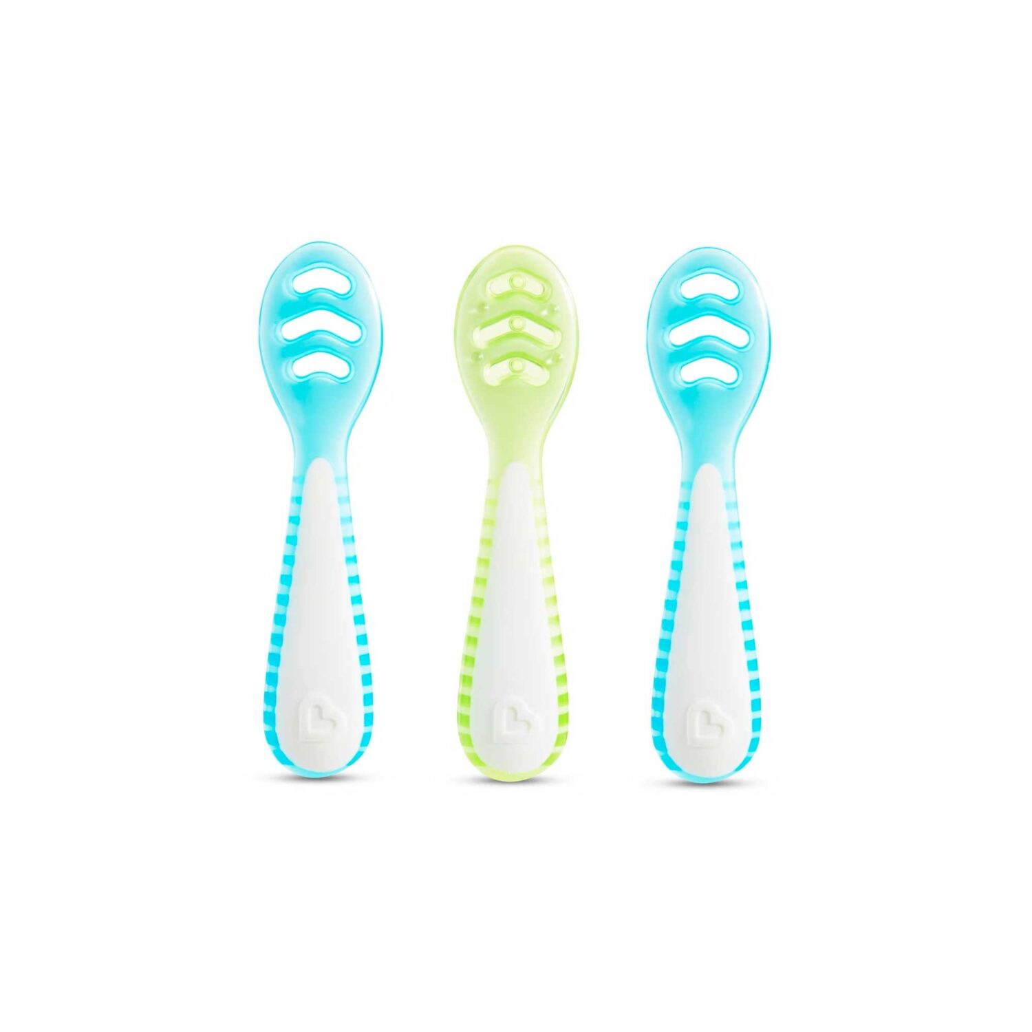 Munchkin Gentle Dip Self-Feeding Spoons "BLUE/MINT"
