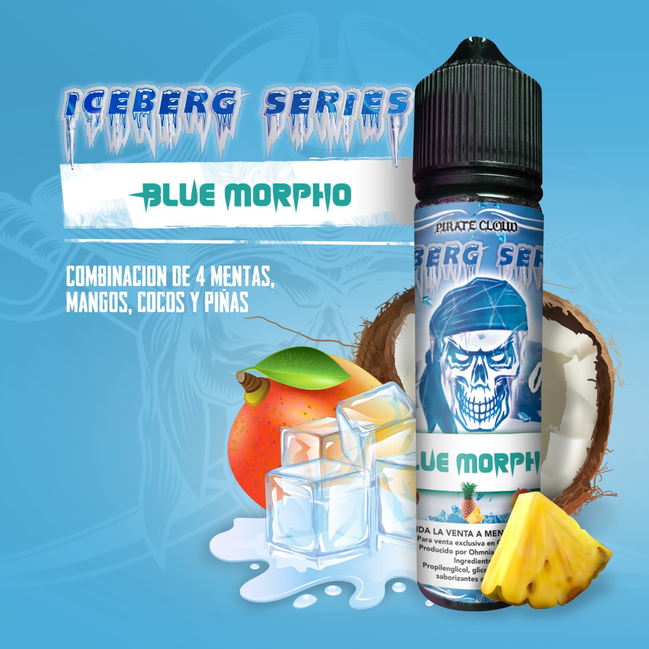 Blue Morpho by Pirate Cloud Iceberg Series 60ml