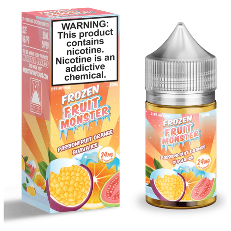 Passionfruit Orange Guava Ice Frozen Fruit Monster by Monster Vape Labs