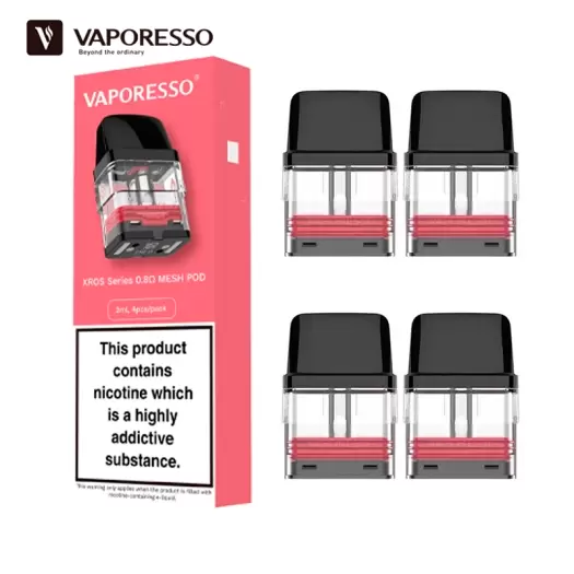 Cartucho XROS Series 2ml 0.8Ω Mesh Pod by VAPORESSO
