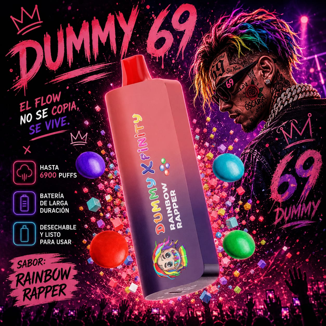 Candy Skitles Xfinity by Dummy Vapes