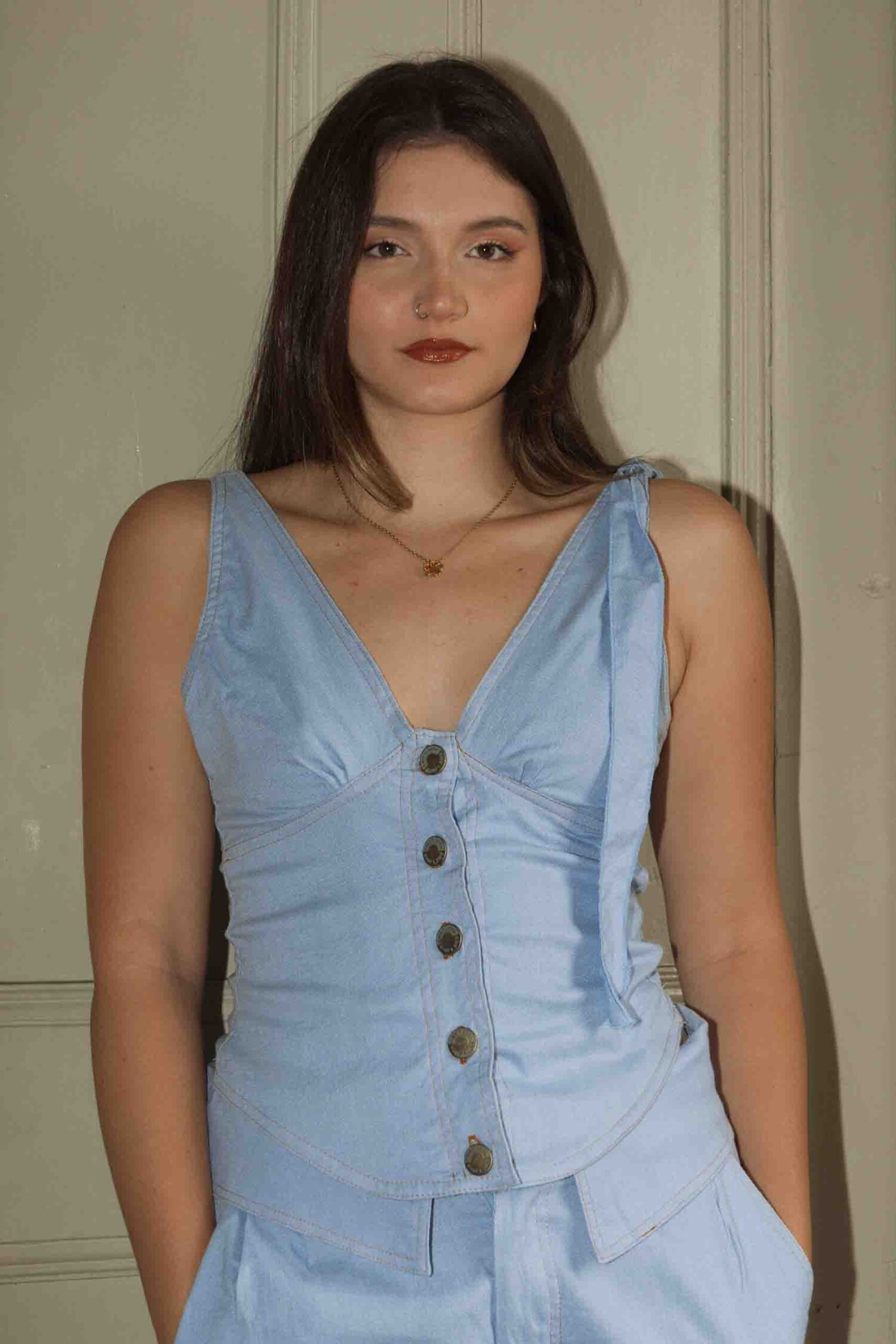 Canelita Top – Baby Blue