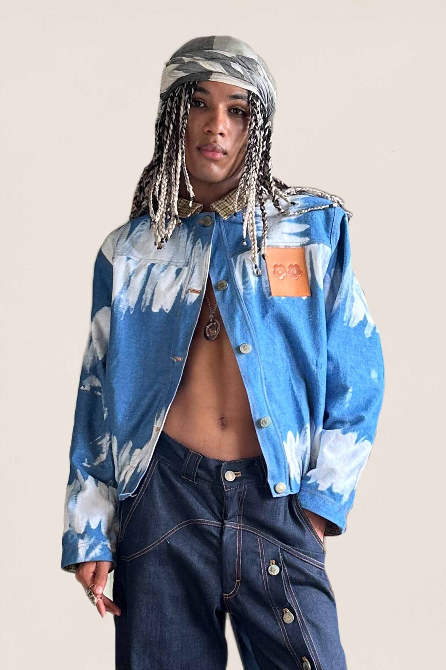 Rita Jacket - Cloud Print - Image 2